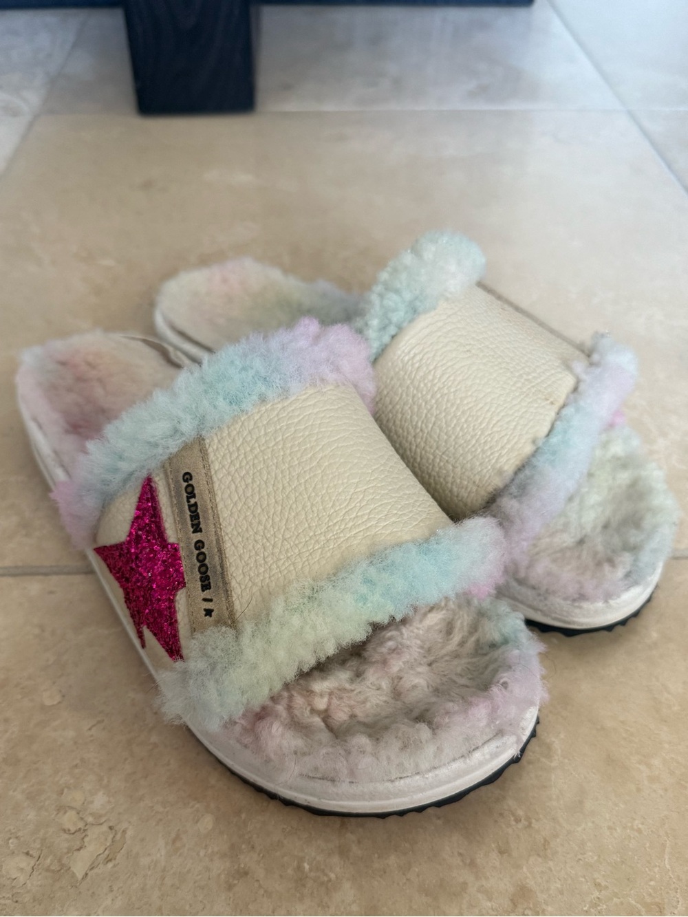 Golden Goose Poolstar Rainbow Slides